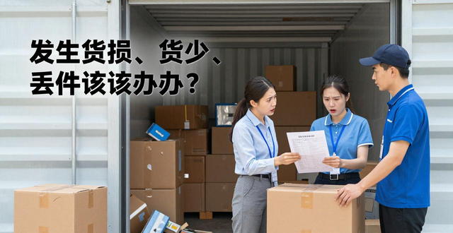 发生货损、货少、丢件该怎么办？