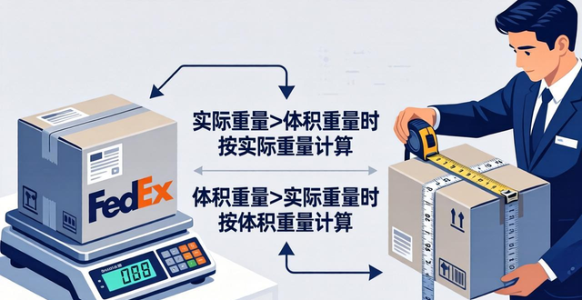 FedEx快递体积重量计算公式
