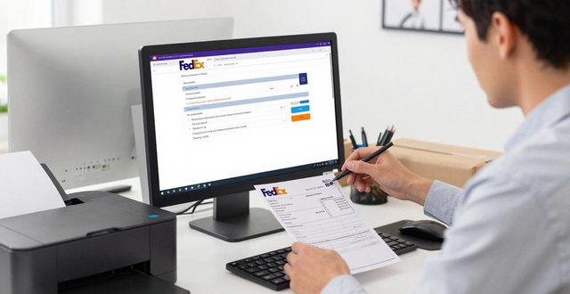 客户提供FedEx账户怎么寄件?