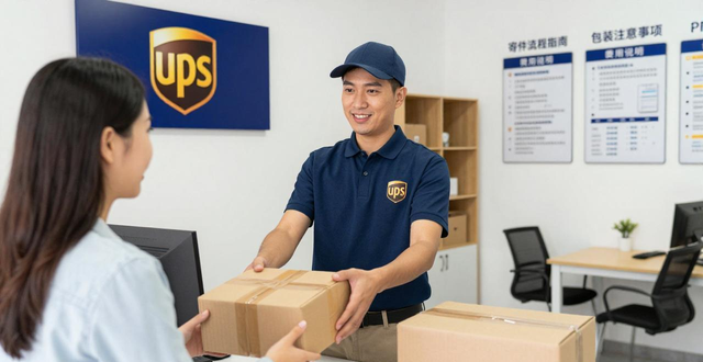 中山怎么寄UPS快递(中山UPS快递寄件流程)