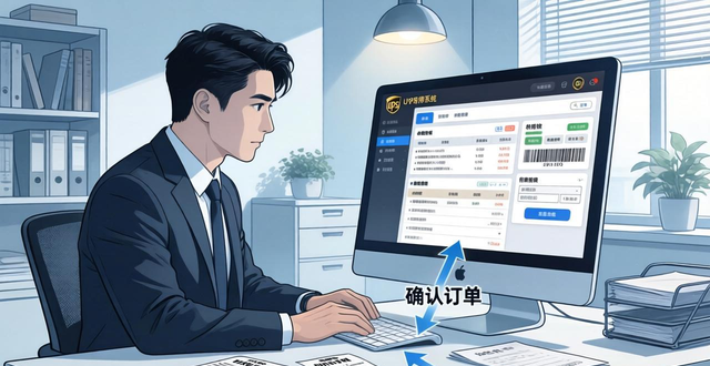 客户提供UPS账户怎么寄件?