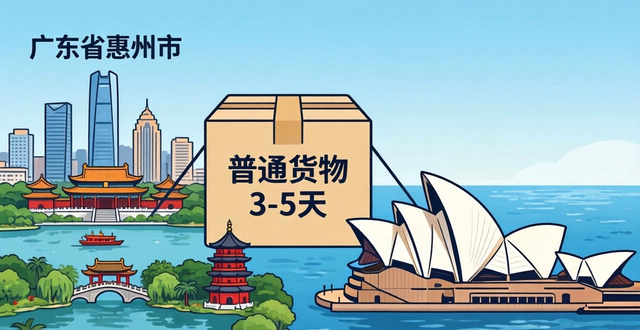 惠州到澳洲的快递要多久？(惠州寄快递到澳洲时效参考)